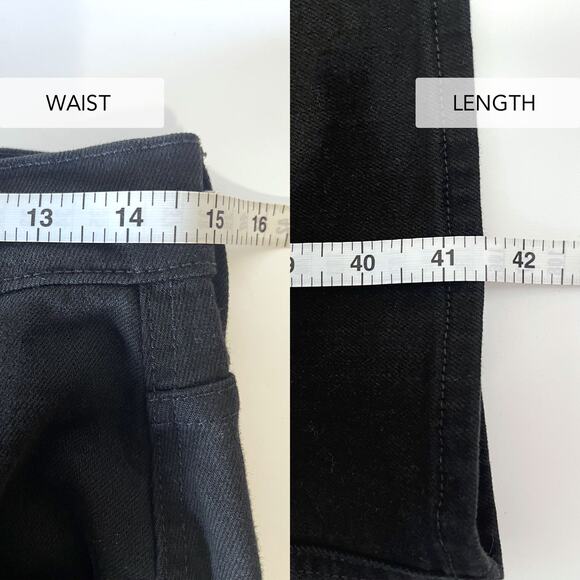 MOTHER NWT The Flagpole Demin Maxi Skirt in Black Size 28 - Picture 15 of 15